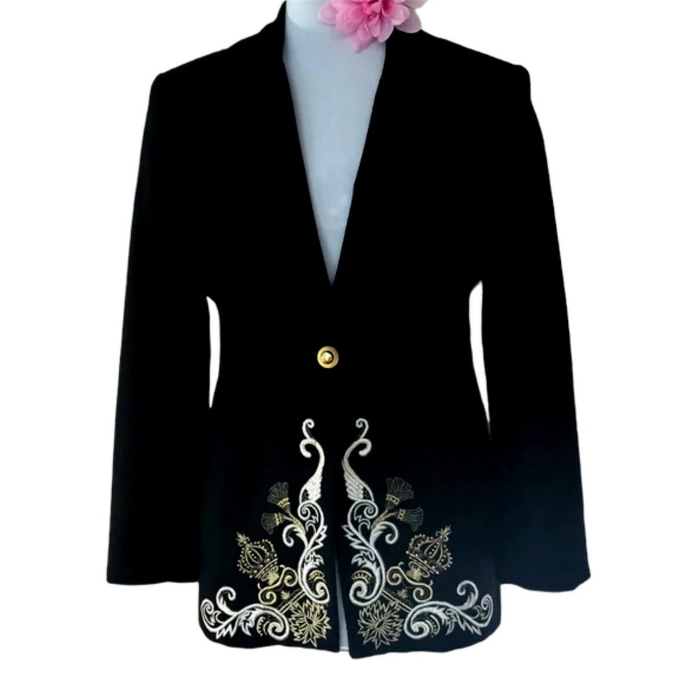 Nota Bene Paris Vintage 80's Black Crown S Jacket